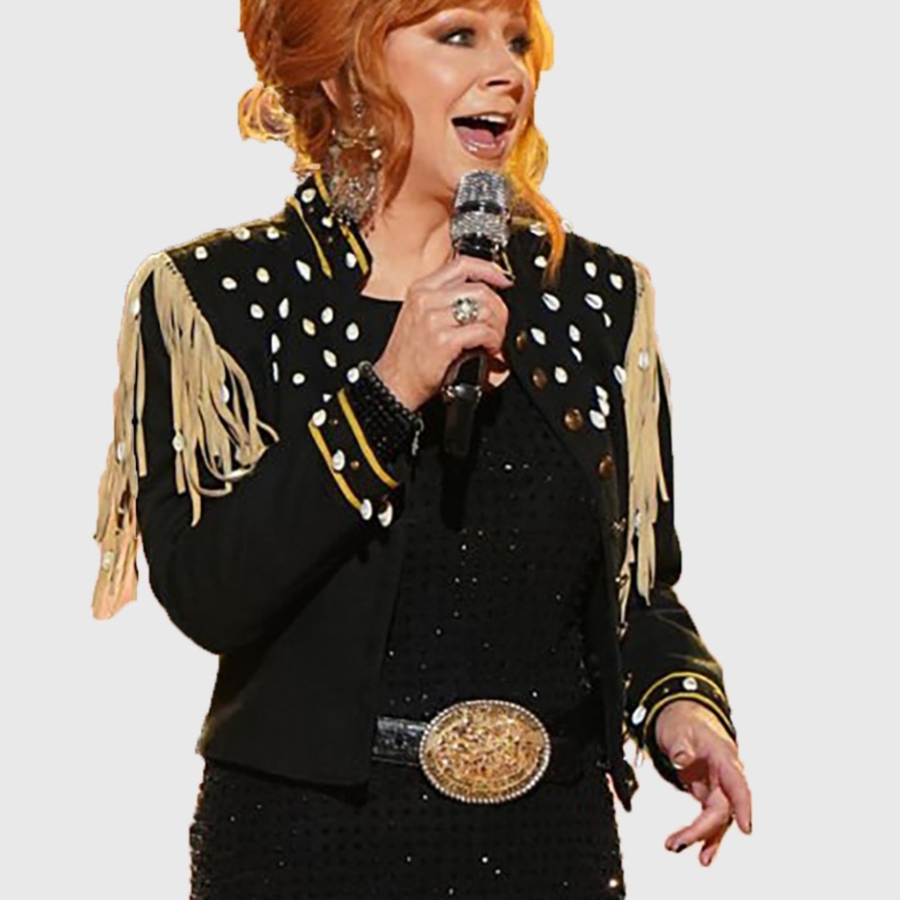 Vintage Double D Ranch Wool-Blend Fringe Jacket with Shell Accent, Size L - Picture 2 of 13